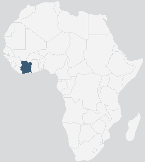 La côte d'Ivoire